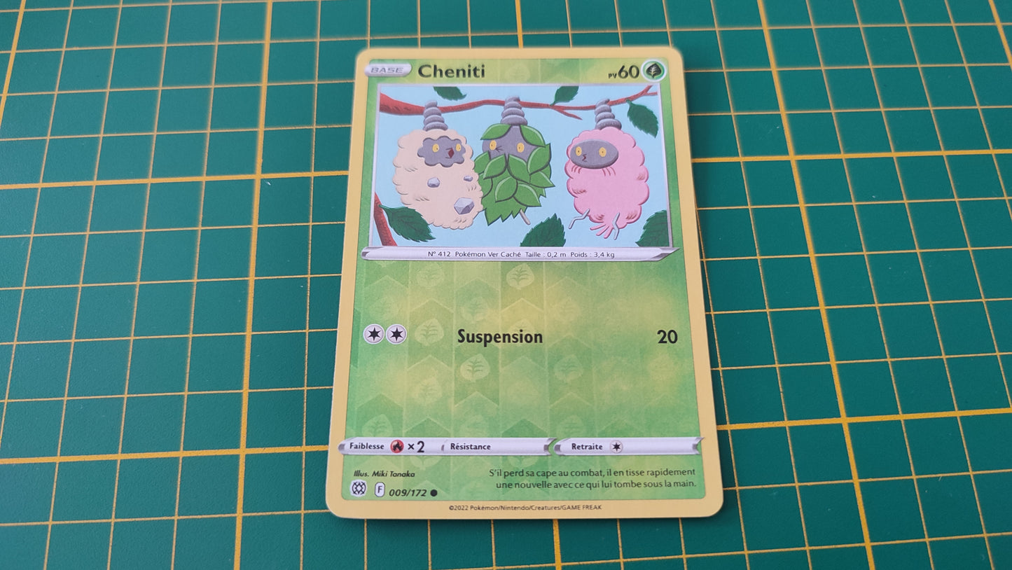 009/172 Carte Pokémon Cheniti commune reverse Epée et Bouclier EB09 Stars Etincelantes #B10