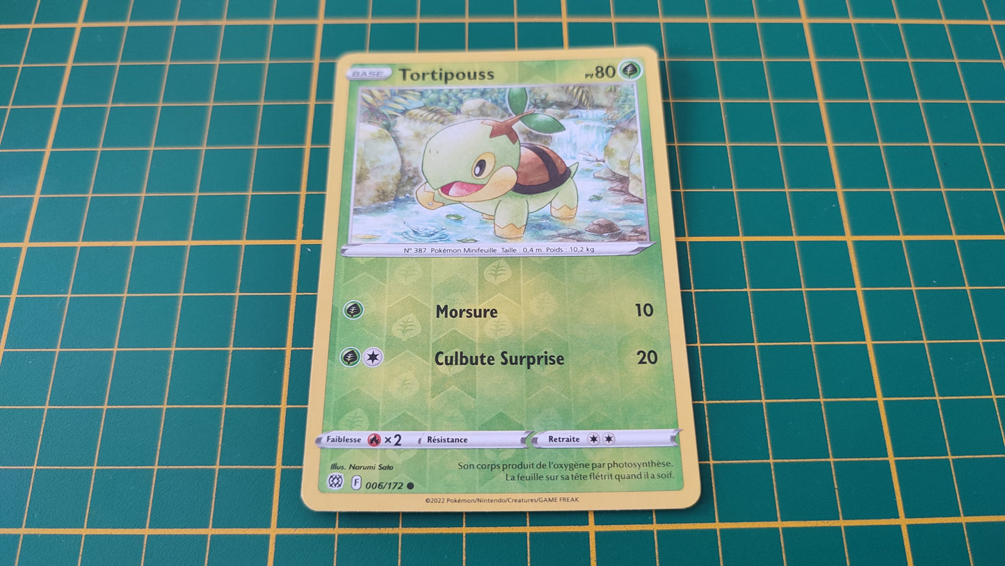 006/172 Carte Pokémon Tortipouss commune reverse Epée et Bouclier EB09 Stars Etincelantes #B10