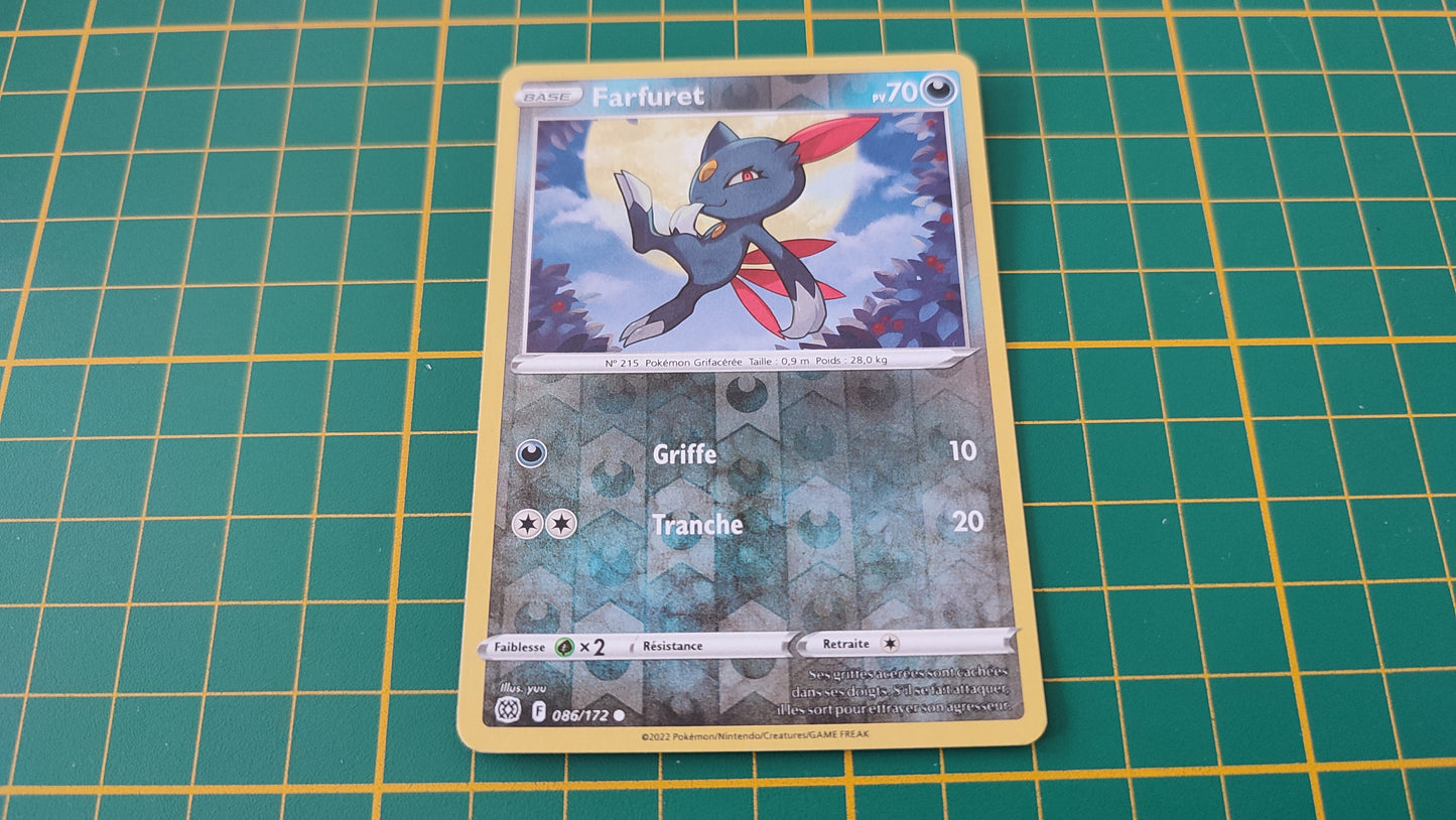 086/172 Carte Pokémon Farfuret commune reverse Epée et Bouclier EB09 Stars Etincelantes #B10