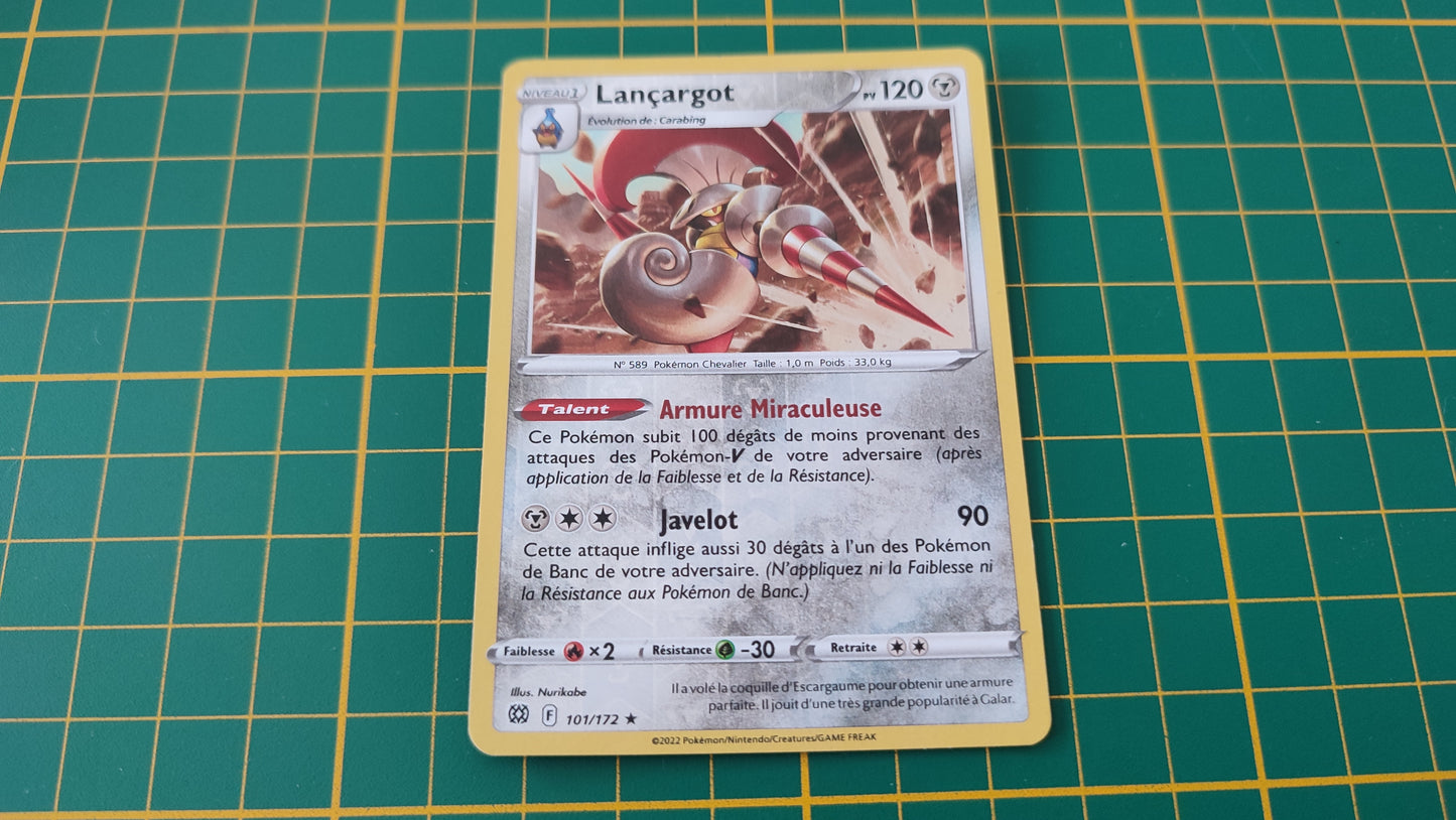 101/172 Carte Pokémon Lançargot rare reverse Epée et Bouclier EB09 Stars Etincelantes #B10