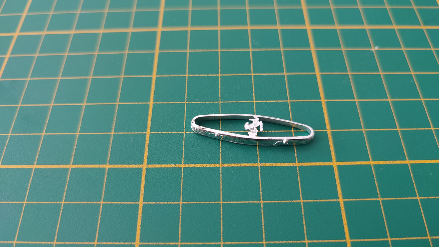 Calandre sigle avant pièce détachée miniature Bburago Burago Ferrari GTO 1962 1/18 1/18e 1/18ème #D97