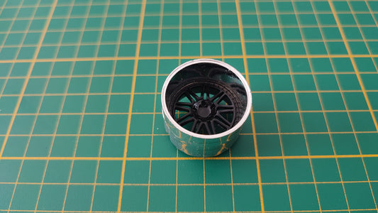 Jante arrière seule pièce détachée miniature Jada Toys Dodge Viper SRT10 2008 1/24 1/24e 1/24ème #E24