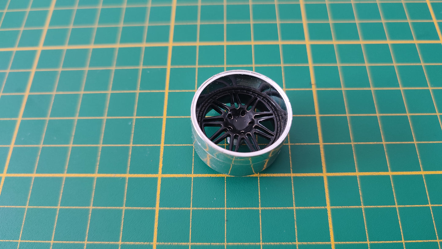 Jante avant seule pièce détachée miniature Jada Toys Dodge Viper SRT10 2008 1/24 1/24e 1/24ème #E24