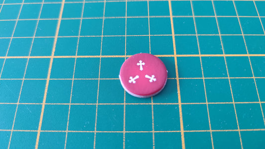 Jeton bonus rouge unitaire Praga Caput Regni vladimir suchy Delicious Games pièce détachée jeu de société #E34