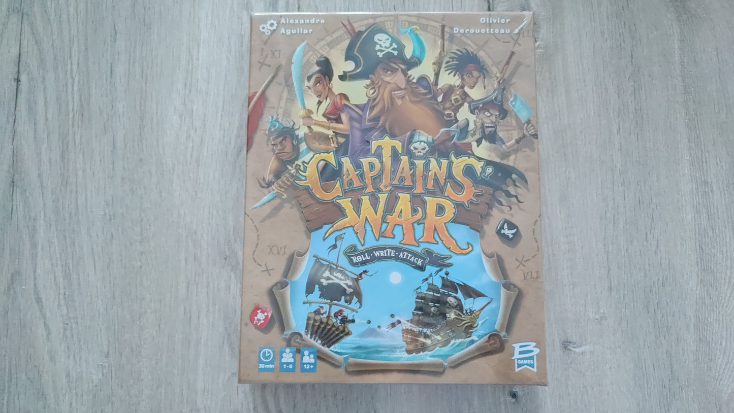 Captains War Roll Write Attack jeu de société complet #SP