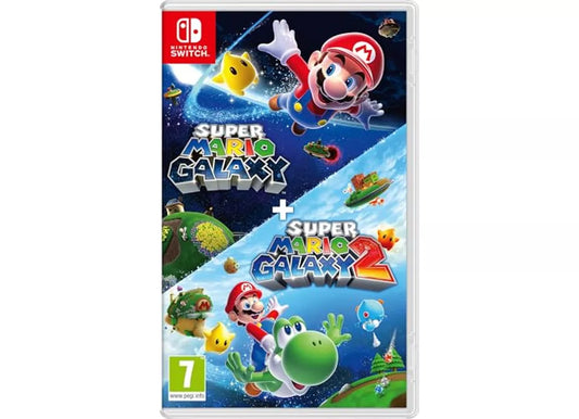 Jeux vidéo Super Mario Galaxy + Super Mario Galaxy 2 – Nintendo Switch (Occasion)