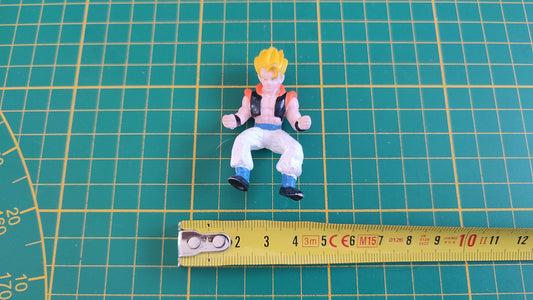 Jouet ancien vintage dans l'état Figurine Dragon Ball Fusion Gogeta de 1989 rare marque AB TOYS BS STA BANDAI #SP