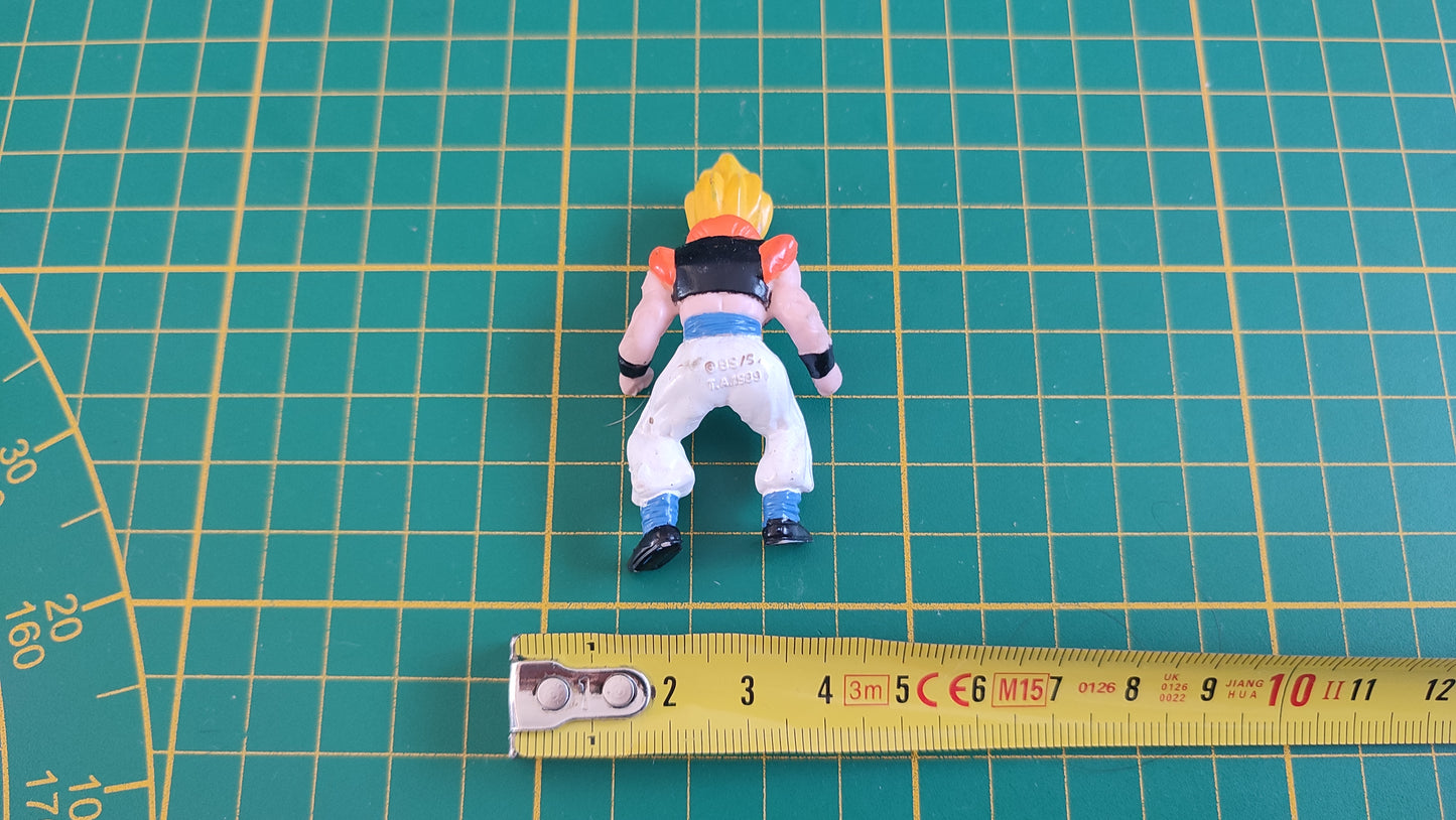 Jouet ancien vintage dans l'état Figurine Dragon Ball Fusion Gogeta de 1989 rare marque AB TOYS BS STA BANDAI #SP