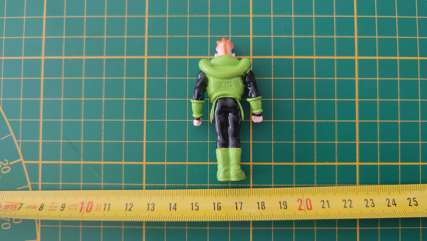 Jouet ancien vintage dans l'état Figurine Cyborg C16 Dragon Ball Z DBZ Bandai Toys BS STA 1989 figure AB #SP