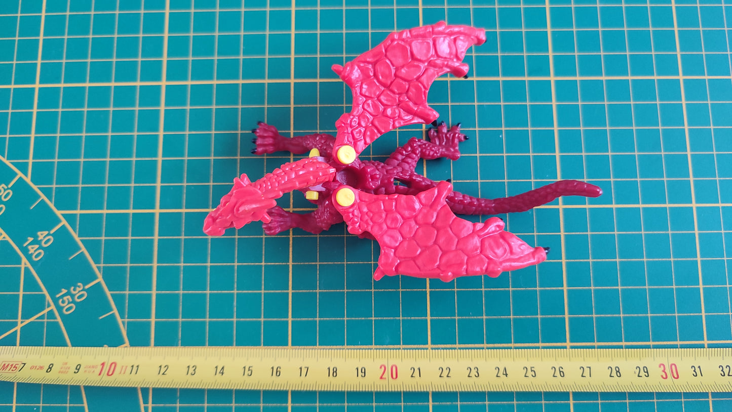 Jouet ancien vintage dans l'état Figurine Mighty Max Storms Modèle Dragon Island Red Dragon Bluebird 1993 #SP