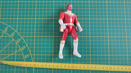 Jouet ancien vintage dans l'état Figurine articulée Power Rangers Zeo Red Ranger 5 pouces Bandai 1996 #SP