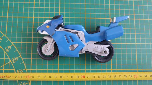Jouet ancien vintage dans l'état Moto Power Rangers bleue 1993 Bandai #SP