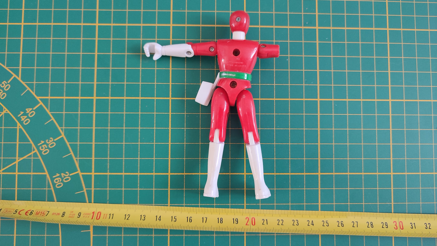 Jouet ancien vintage dans l'état Power Rangers MMPR Bandai 1993 Figurine articulée rouge #SP