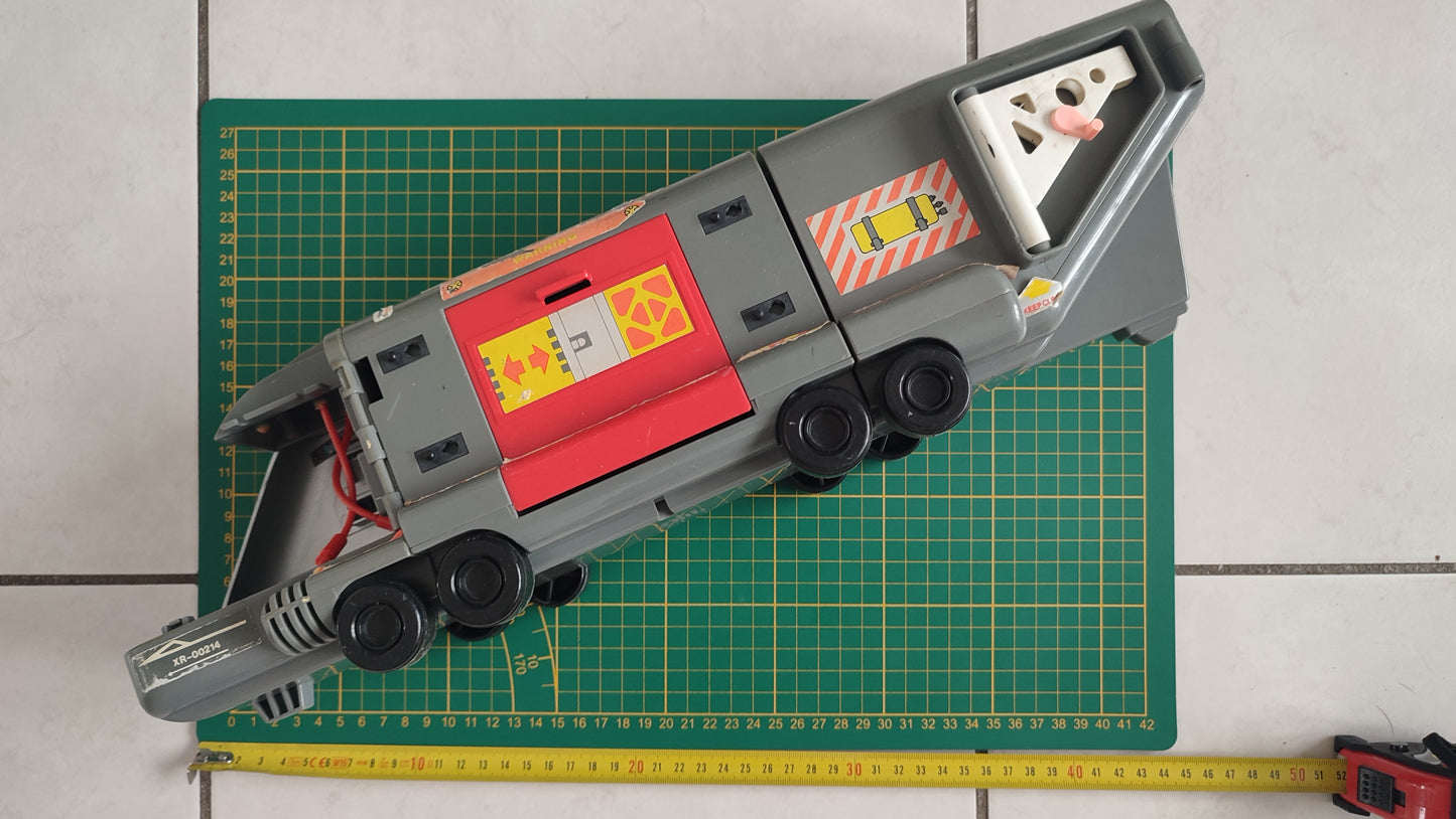 Jouet ancien vintage dans l'état coffret de transport d'hélicoptère connectable série de voitures de collection Matchbox #SP