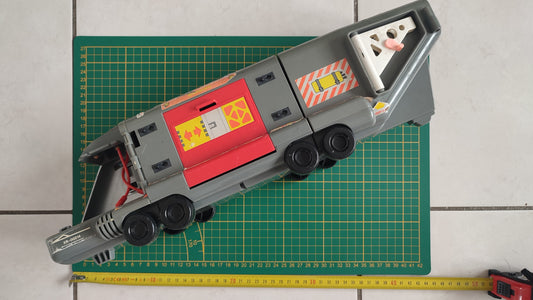 Jouet ancien vintage dans l'état coffret de transport d'hélicoptère connectable série de voitures de collection Matchbox #SP