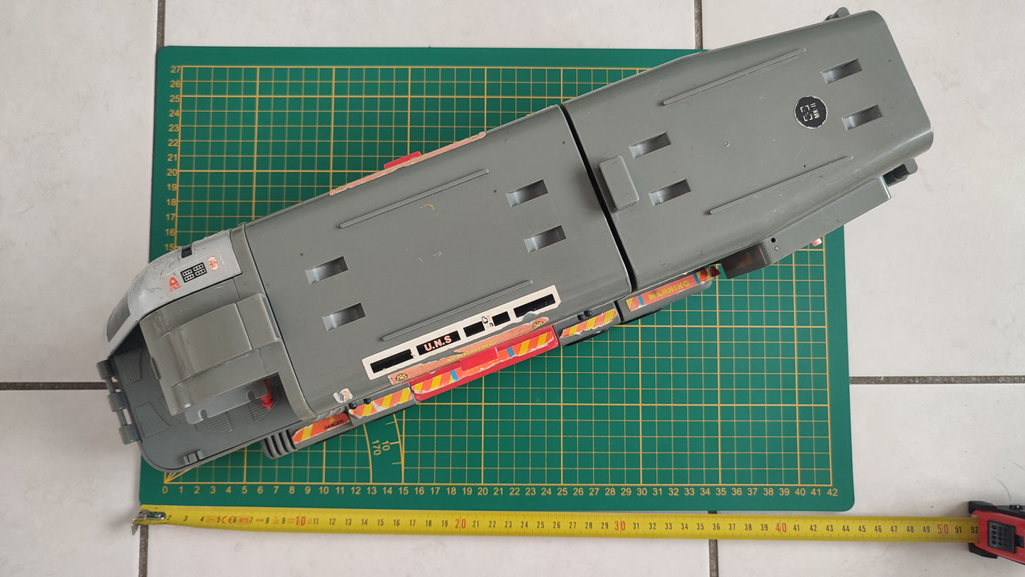 Jouet ancien vintage dans l'état coffret de transport d'hélicoptère connectable série de voitures de collection Matchbox #SP