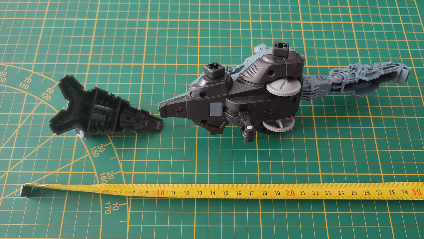 Jouet ancien vintage dans l'état figurine véhicule de guerre en plastique #SP