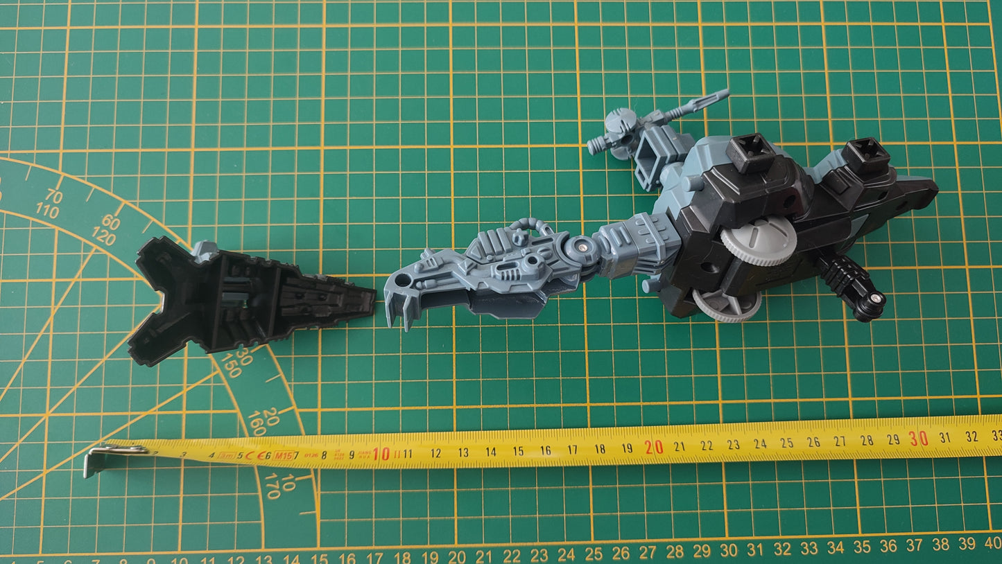 Jouet ancien vintage dans l'état figurine véhicule de guerre en plastique #SP