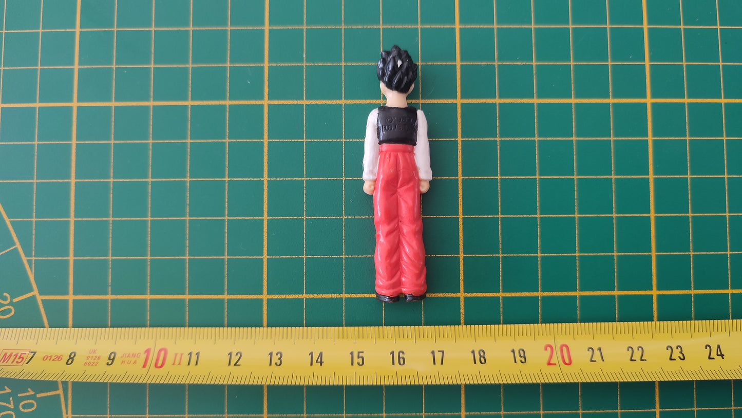 Jouet ancien vintage dans l'état mini figurine dragon ball z Gohan étudiant AB Toys 6 cm 1989 #SP