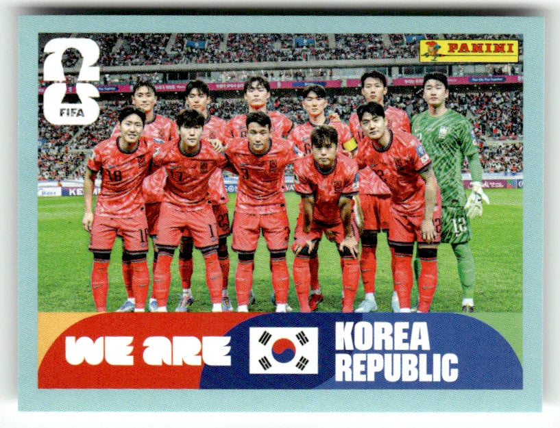 KOR 13 Photo de l'équipe - Sticker autocollant Panini Coupe du Monde FIFA 2026 Corée Du Sud - Pièce détachée