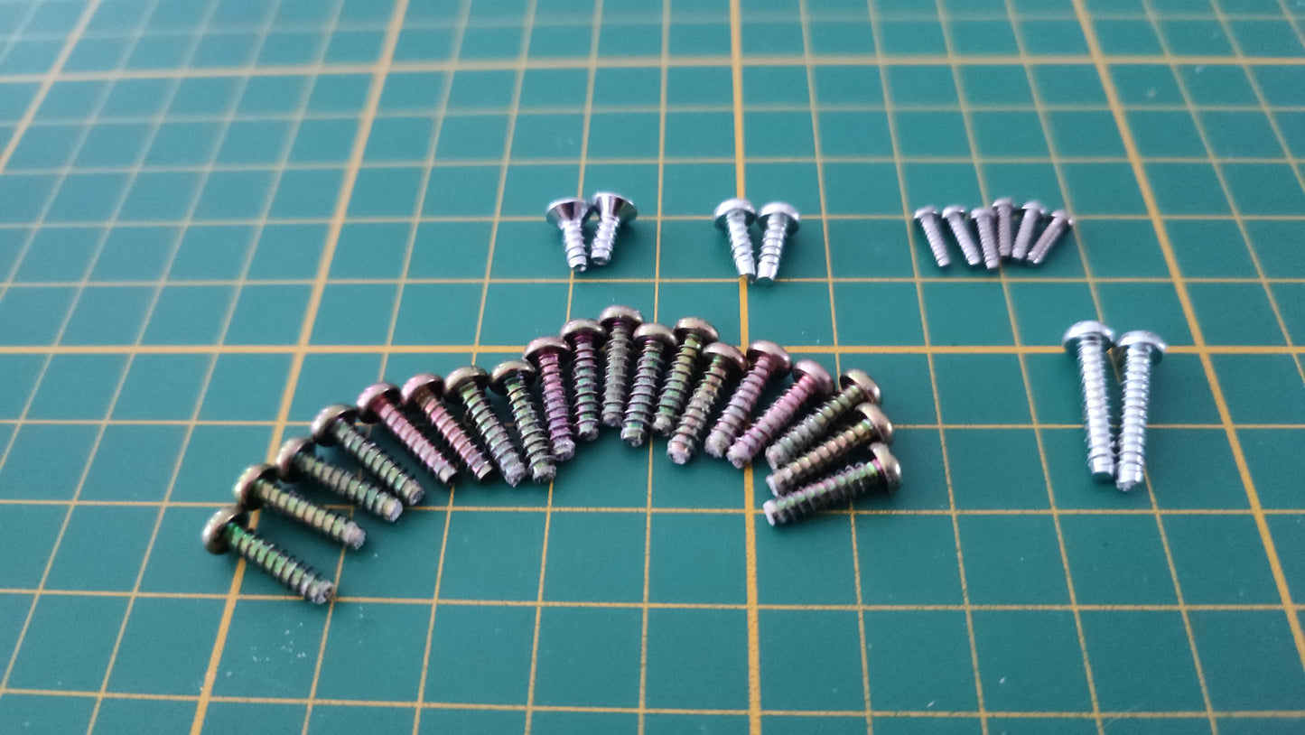 Kit visserie x31 pièce détachée console de jeux Nintendo Nes NESE-001 FRA #D65