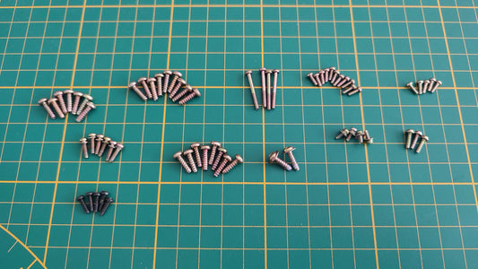 Kit visserie x64 pièce détachée console de jeux Nintendo Gamecube DOL-001 (EUR) #E58