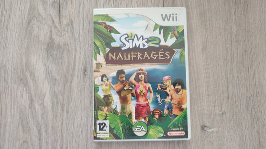 Les Sims 2 Naufragés jeu vidéo console de jeux Nintendo Wii #SP