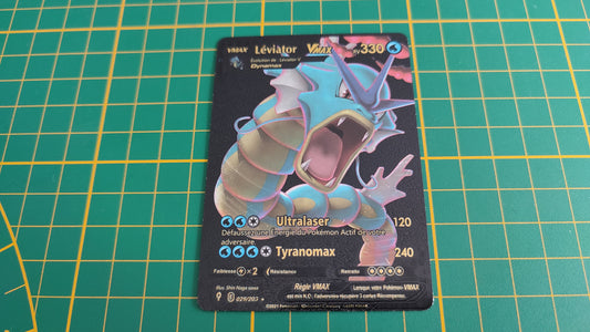 Leviator Vmax carte illustration Pokémon cosplay couleur noir française #C18