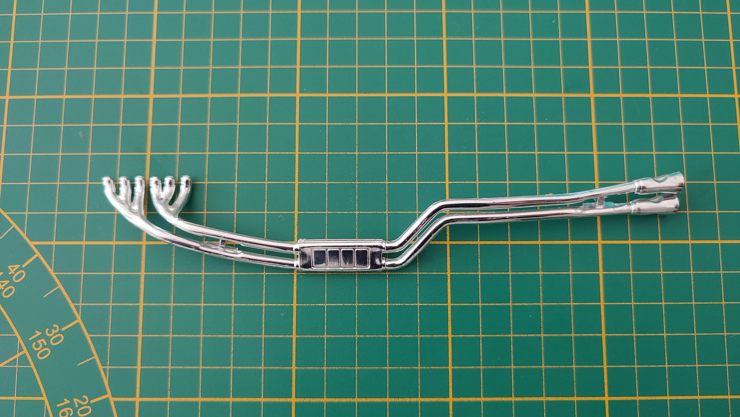 Ligne échappement droite 3011-3308 pièce détachée miniature Bburago Burago Ferrari GTO 1962 1/18 1/18e 1/18ème #D97