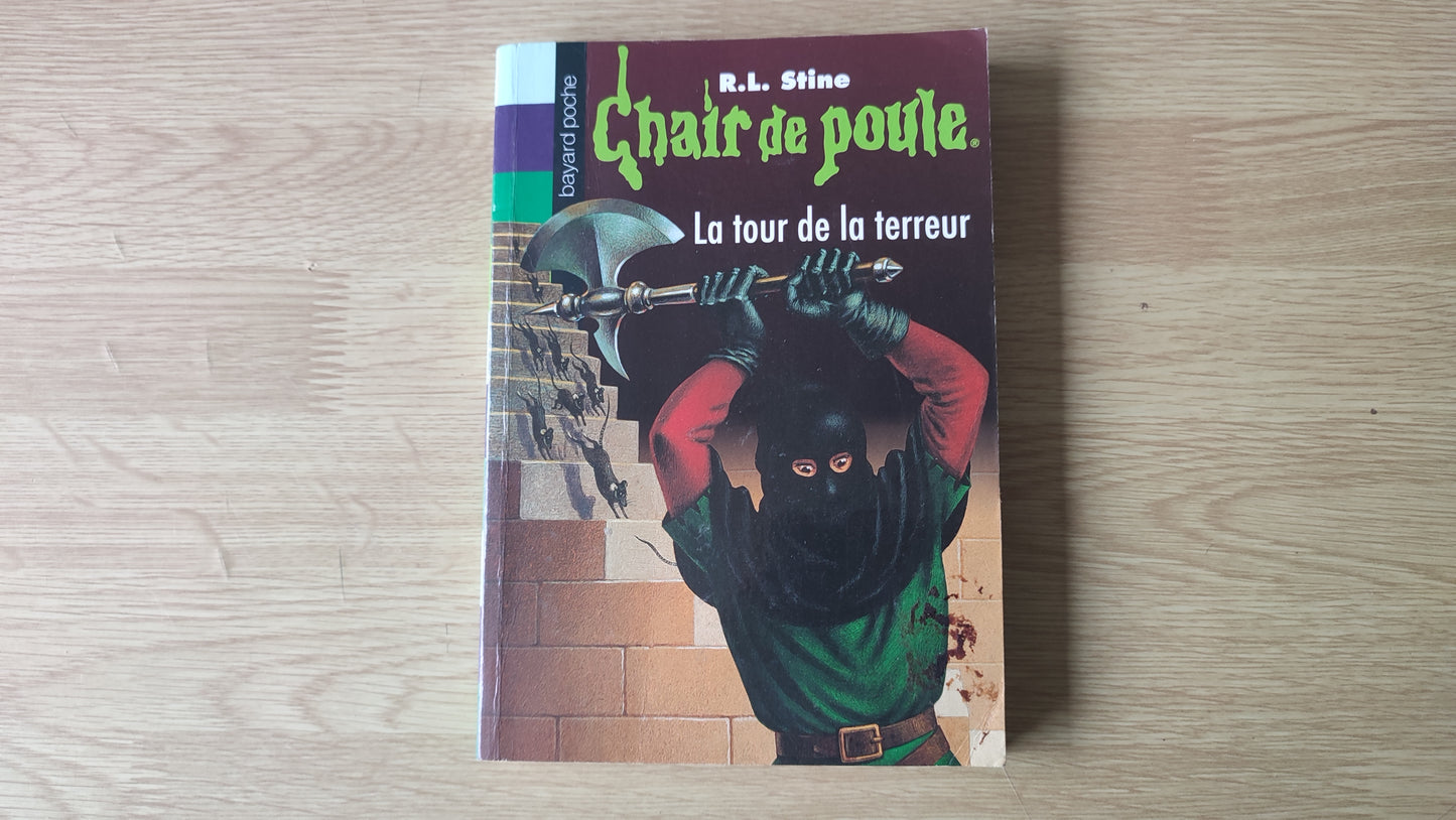 Livre Chair de poule La tour de la terreur R.L. Stine édition Bayard poche #SPDF