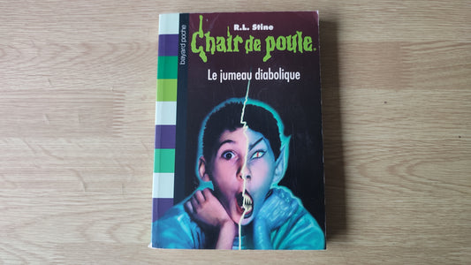 Livre Chair de poule Le jumeau diabolique R.L. Stine édition Bayard poche #SPDF