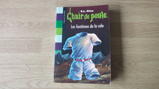 Livre Chair de poule les fantômes de la colo R.L. Stine édition Bayard poche #SPDF