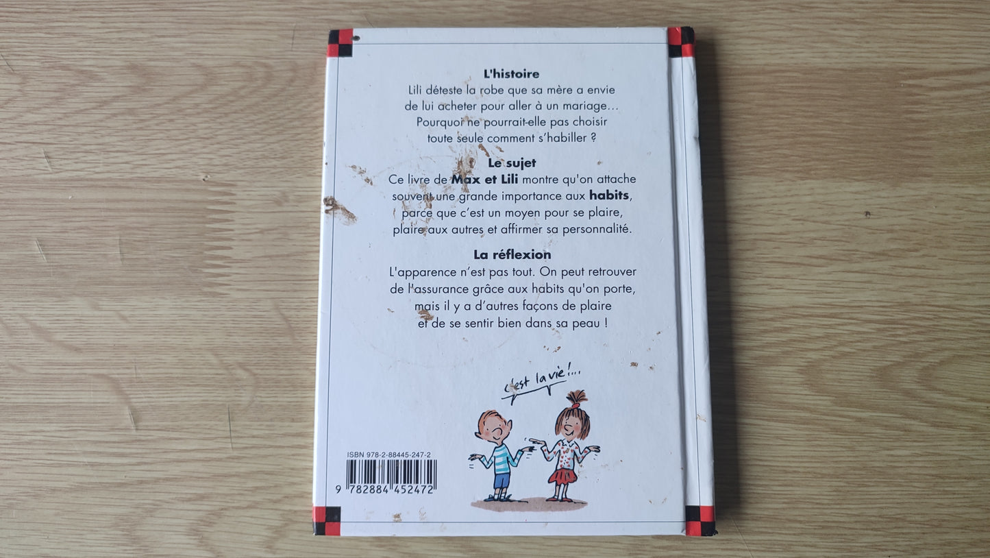 Livre Max et Lili : Lili veut choisir ses habits édition Calligram #SPDF