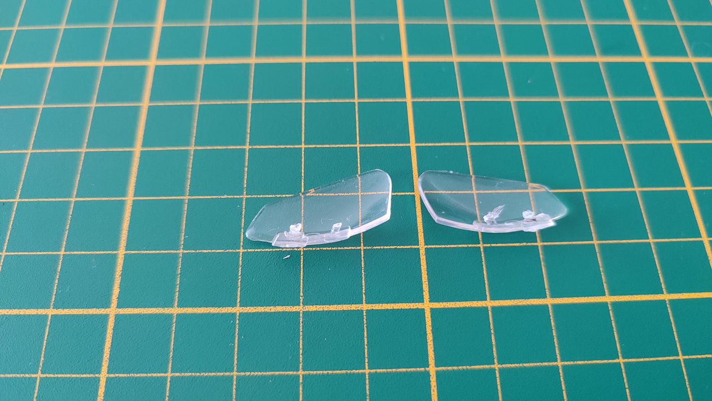 Lot x2 phare avant pièce détachée miniature Jada Toys Dodge Viper SRT10 2008 1/24 1/24e 1/24ème #E24