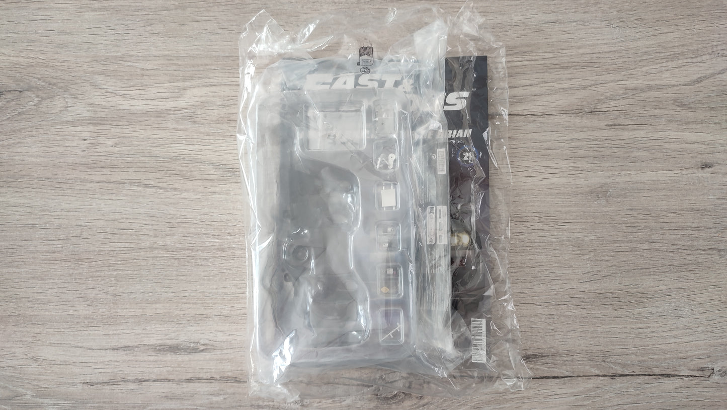 Lot fascicule avec pièces numéro 21 n° 21 Nissan Skyline GT-R R34 Fast & Furious de Brian O'Conner 1/8 1/8e 1/8ème Altaya #E13