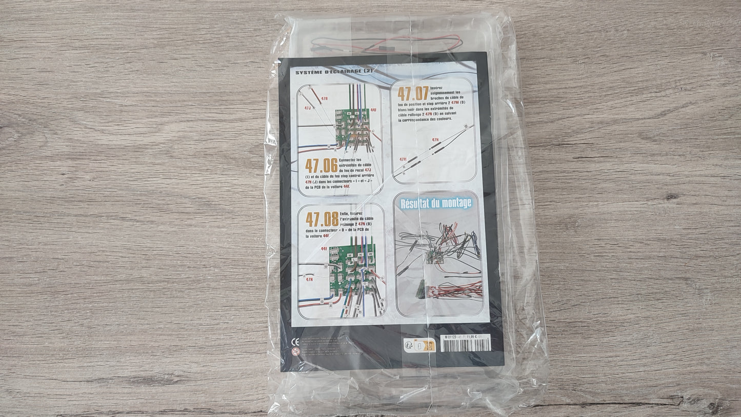 Lot fascicule avec pièces numéro 47 n° 47 Nissan Skyline GT-R R34 Fast & Furious de Brian O'Conner 1/8 1/8e 1/8ème Altaya #E13