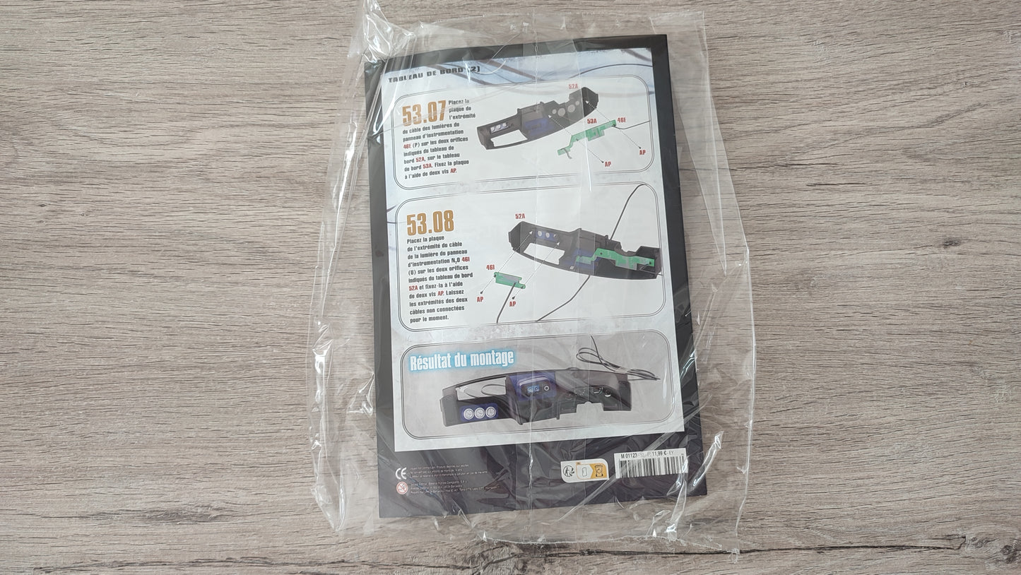 Lot fascicule avec pièces numéro 53 n°53 Nissan Skyline GT-R R34 Fast & Furious de Brian O'Conner 1/8 1/8e 1/8ème Altaya #E13