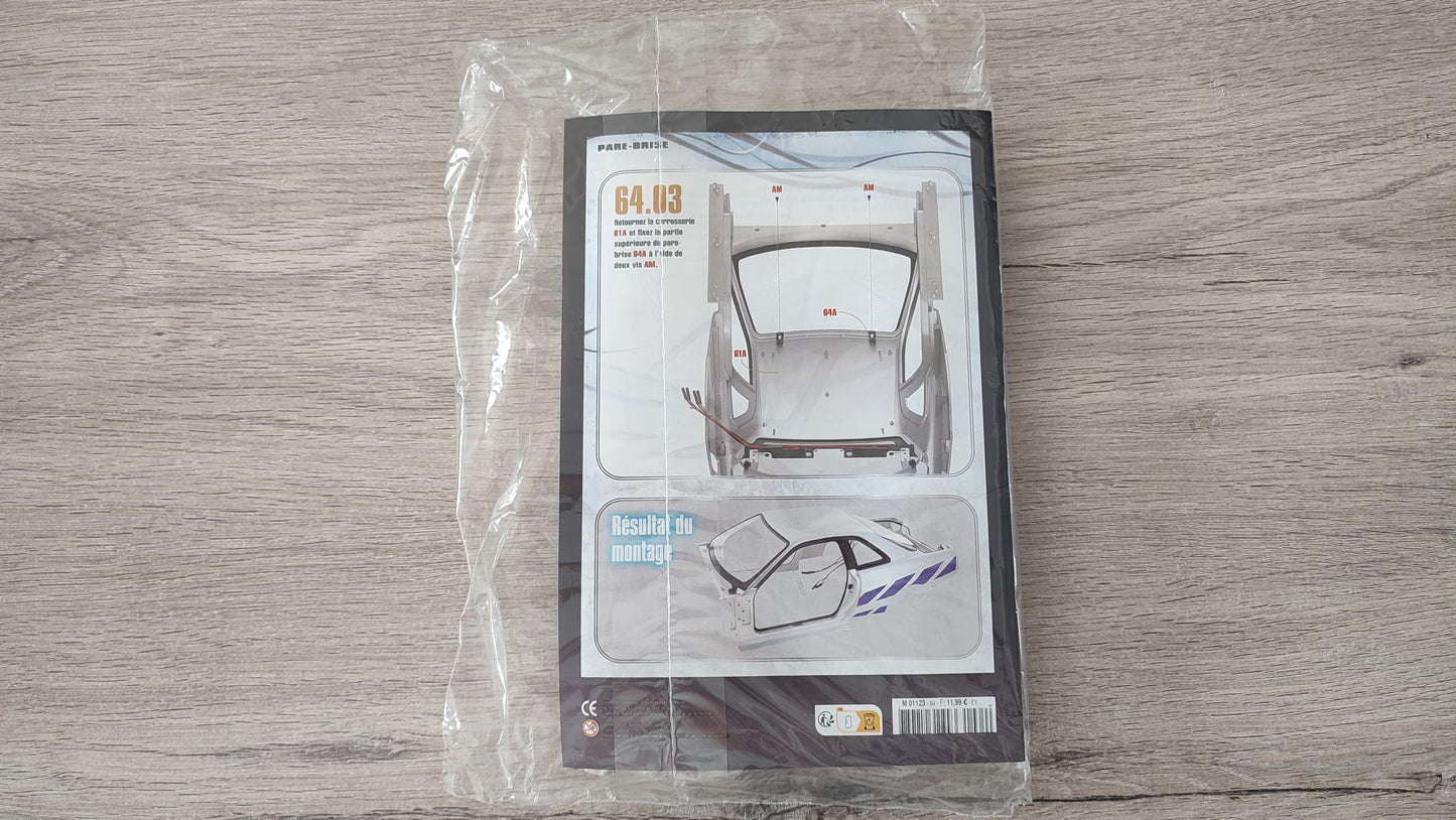 Lot fascicule avec pièces numéro 64 n° 64 Nissan Skyline GT-R R34 Fast & Furious de Brian O'Conner 1/8 1/8e 1/8ème Altaya #E13