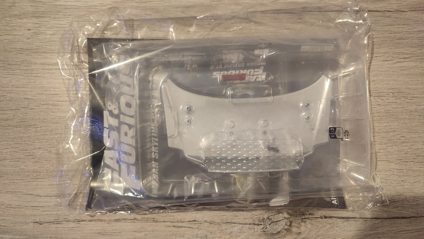 Lot fascicule avec pièces numéro 93 n°93 Nissan Skyline GT-R R34 Fast & Furious de Brian O'Conner 1/8 1/8e 1/8ème Altaya #E48