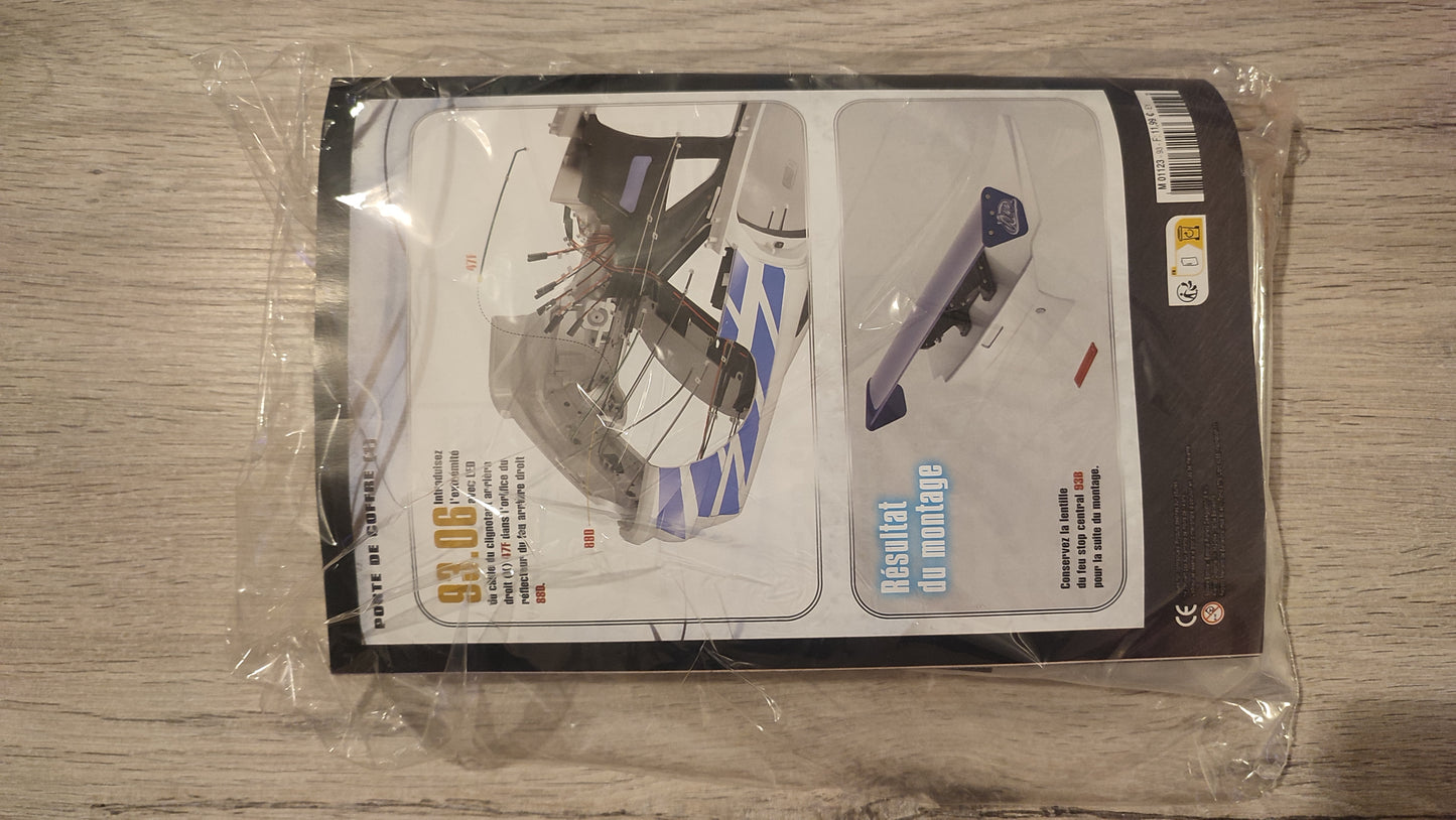 Lot fascicule avec pièces numéro 93 n°93 Nissan Skyline GT-R R34 Fast & Furious de Brian O'Conner 1/8 1/8e 1/8ème Altaya #E48