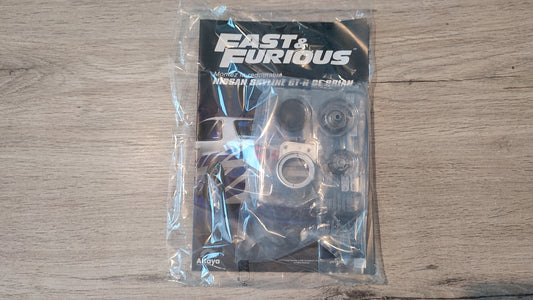 Lot fascicule avec pièces numéro 98 n°98 Nissan Skyline GT-R R34 Fast & Furious de Brian O'Conner 1/8 1/8e 1/8ème Altaya #E49