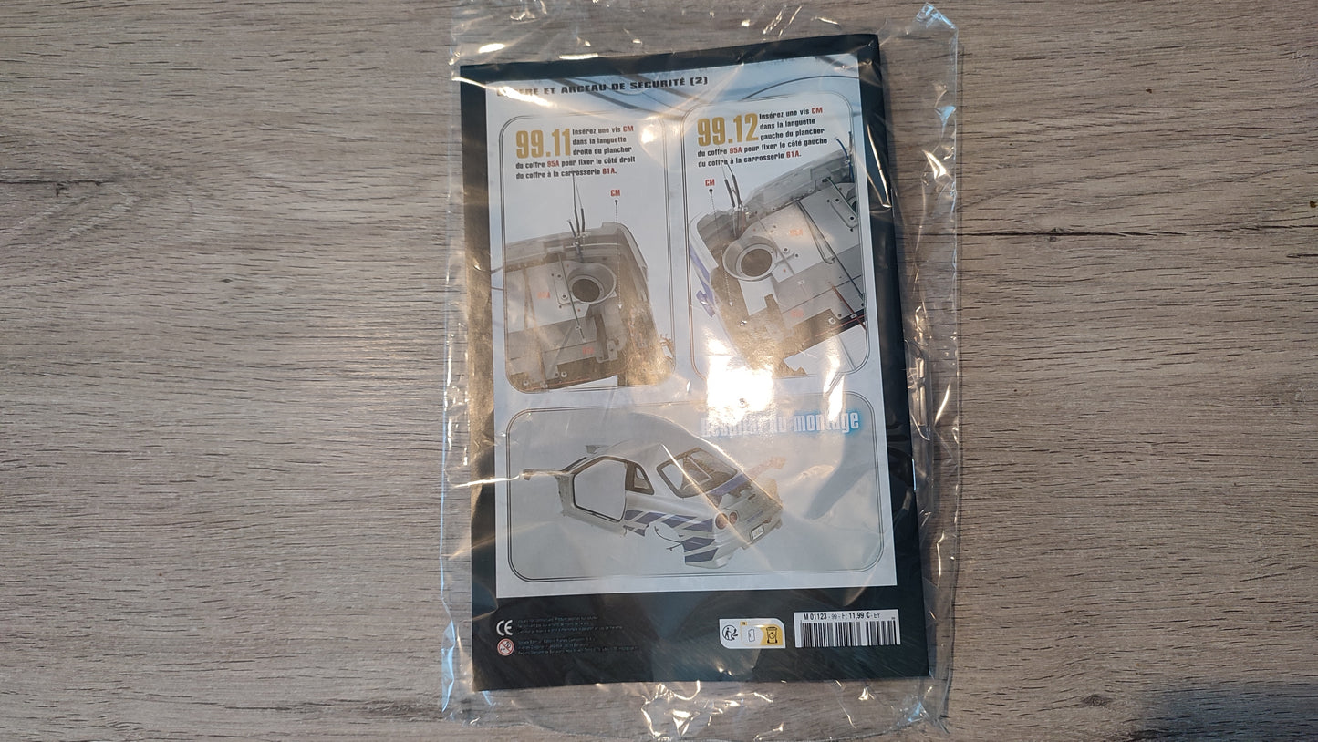Lot fascicule avec pièces numéro 99 n°99 Nissan Skyline GT-R R34 Fast & Furious de Brian O'Conner 1/8 1/8e 1/8ème Altaya #E49