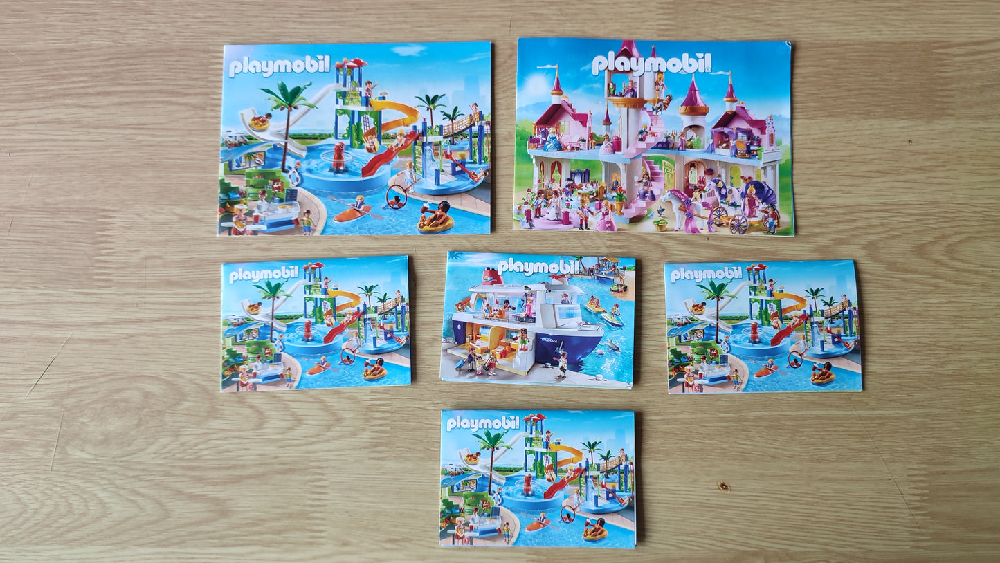 Lot flyers documents publicité gamme pièce détachée Playmobil #SPDF