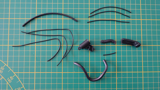 Lot pièce détachée numéro 16 n°16 sans visserie Porsche 911 Carrera RS 2.7 1/8 1/8ème Altaya