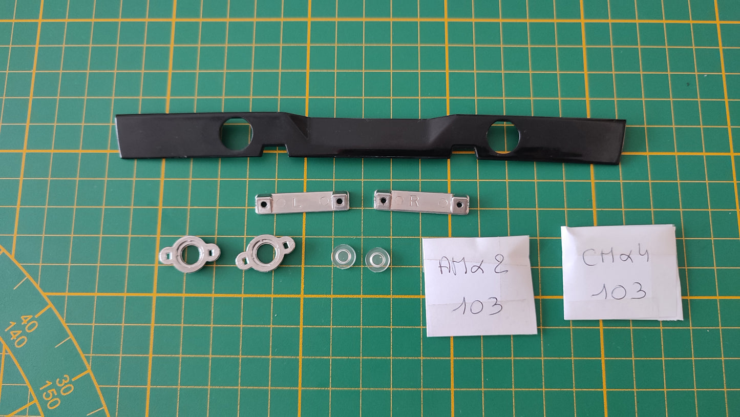 Lot pièces détachées numéro 103 n°103 Dodge Charger R/T Fast & Furious 1/8 1/8e 1/8ème Altaya #E05