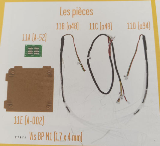 Lot pièces détachées numéro 11 n°11 Je construis la tour Eiffel 1/8 1/8e 1/8ème édition TF1