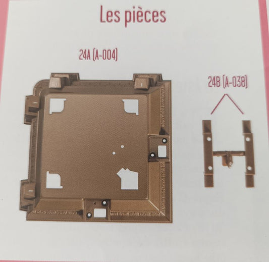 Lot pièces détachées numéro 24 n°24 Je construis la tour Eiffel 1/8 1/8e 1/8ème édition TF1