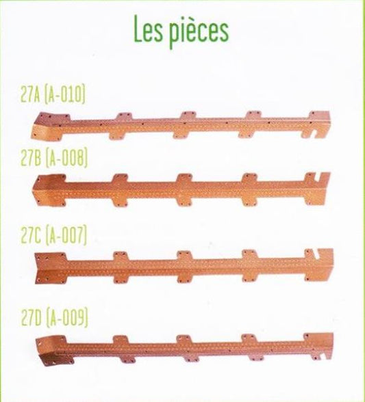 Lot pièces détachées numéro 27 n°27 Je construis la tour Eiffel 1/8 1/8e 1/8ème édition TF1