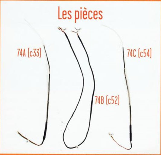 Lot pièces détachées numéro 74 n°74 Je construis la tour Eiffel 1/8 1/8e 1/8ème édition TF1