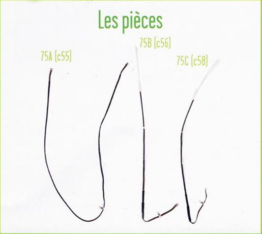Lot pièces détachées numéro 75 n°75 Je construis la tour Eiffel 1/8 1/8e 1/8ème édition TF1